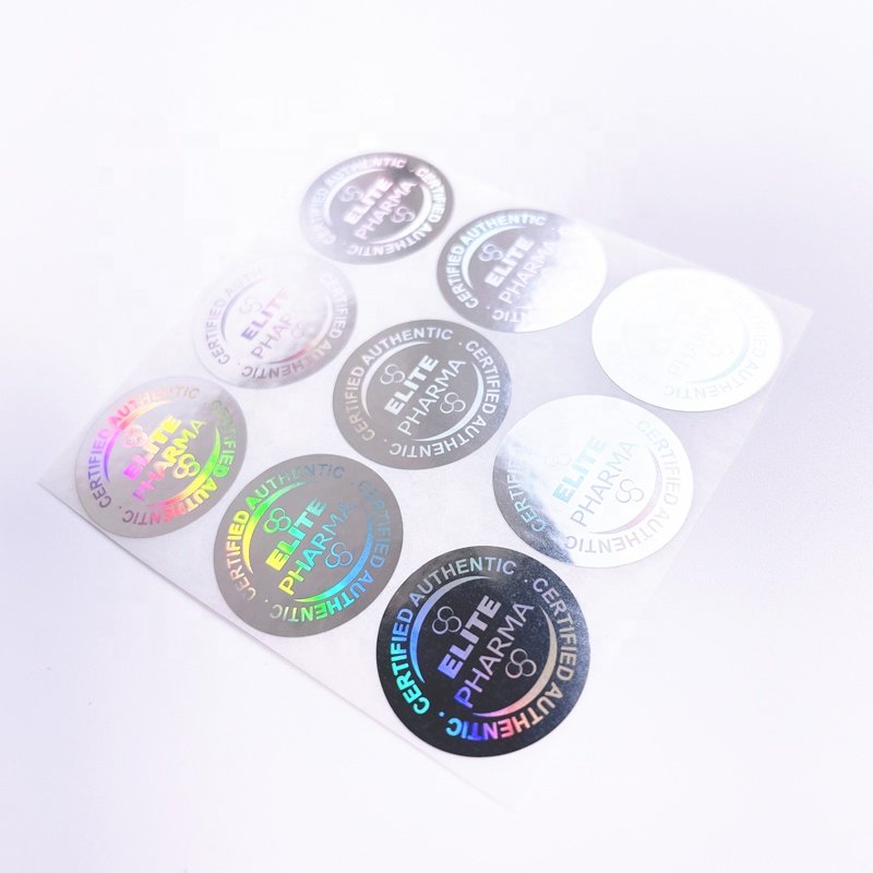 Cheap custom print hologram guarantee void sticker barcode label stickers