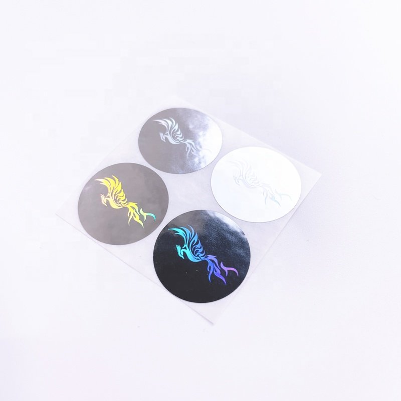 Cheap custom print hologram guarantee void sticker barcode label stickers