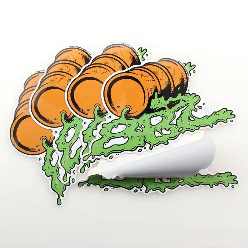 Customized Cartoon Die Cut Stickers Decorative sticker