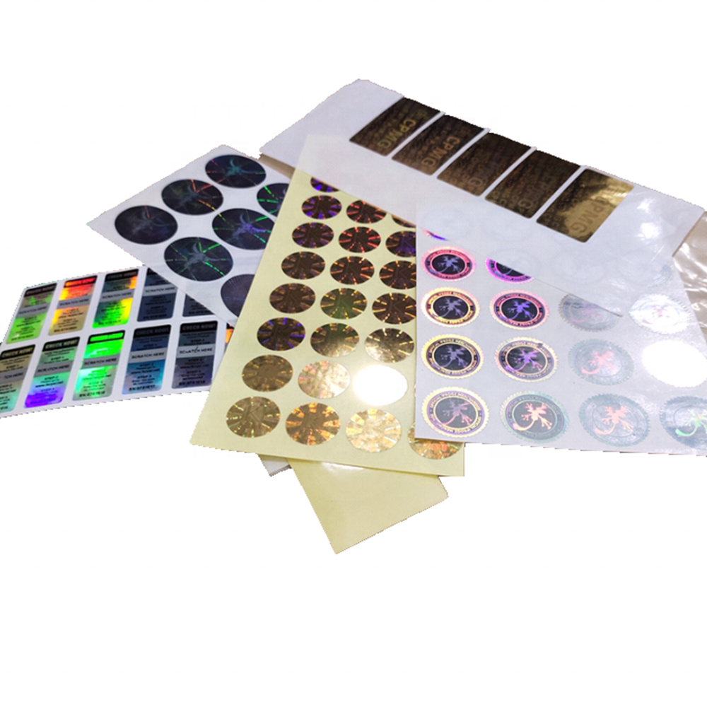 Warranty security seal holographic anti-copy label secure packing sticker hologram