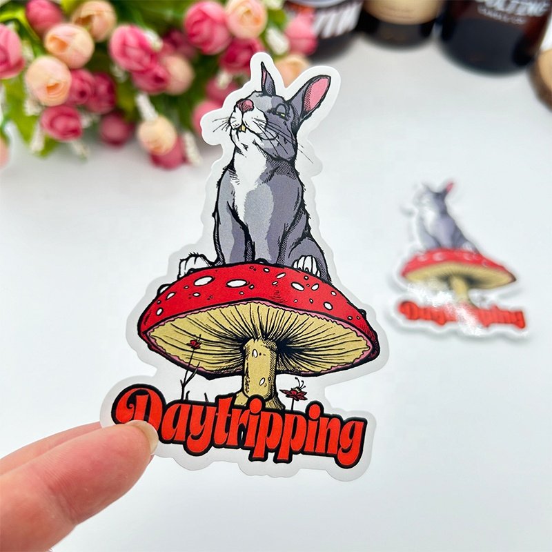 Most Popular Waterproof Custom Sticker Cute Cartoon Anime Decorative Die Cut Customized Logo Vinyl Stickers for Kids Home Laptop