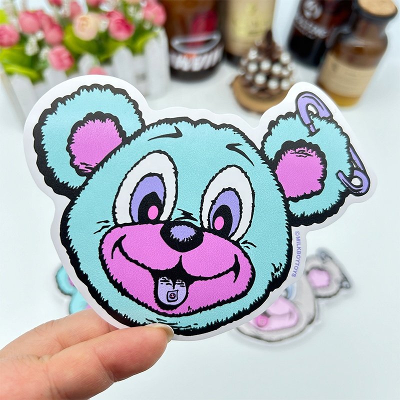 Most Popular Waterproof Custom Sticker Cute Cartoon Anime Decorative Die Cut Customized Logo Vinyl Stickers for Kids Home Laptop