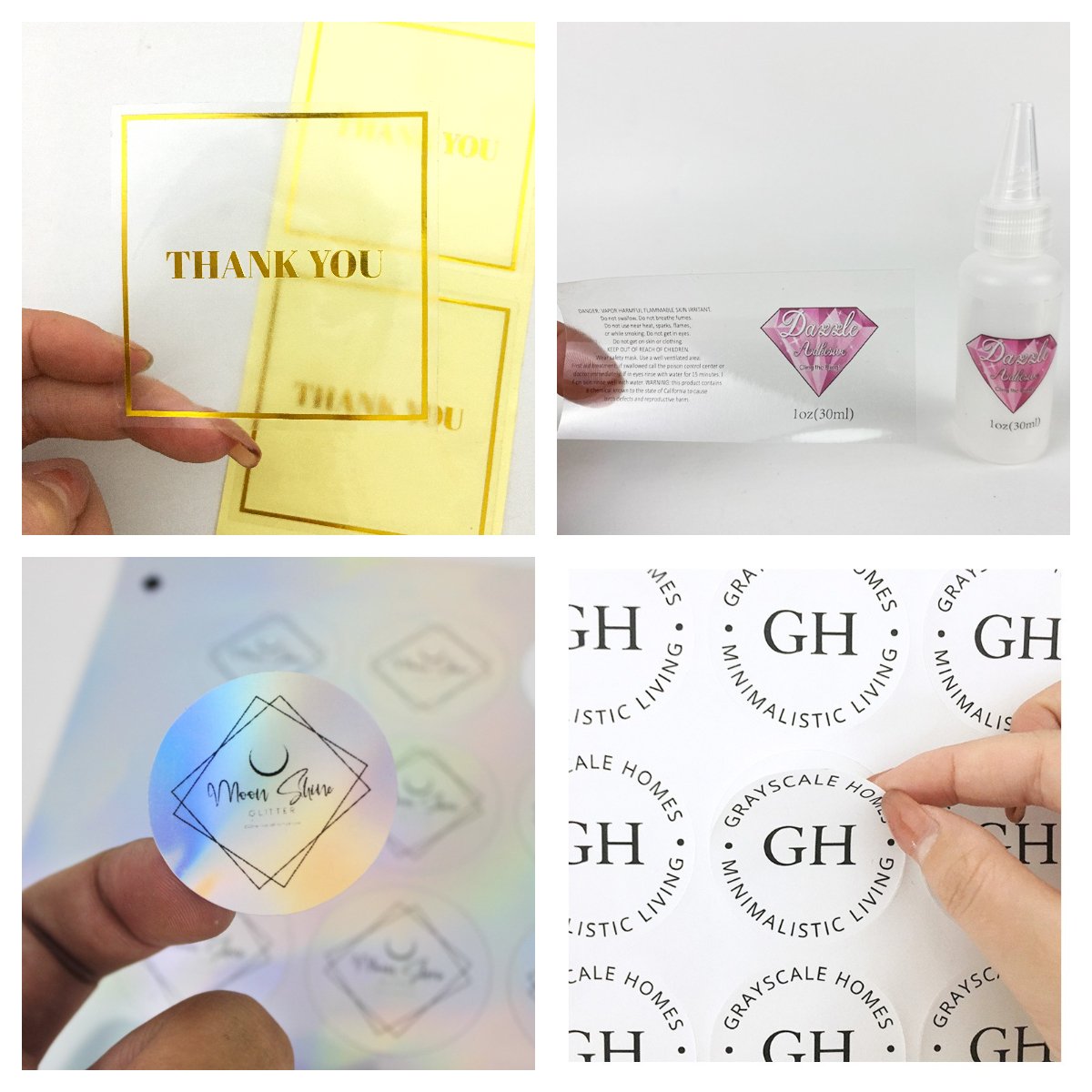 Colorful Custom Logo Gift Tissue Paper And Stickers