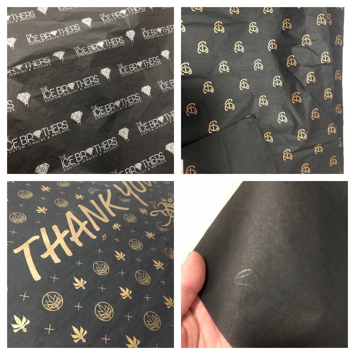 Colorful Custom Logo Gift Tissue Paper And Stickers