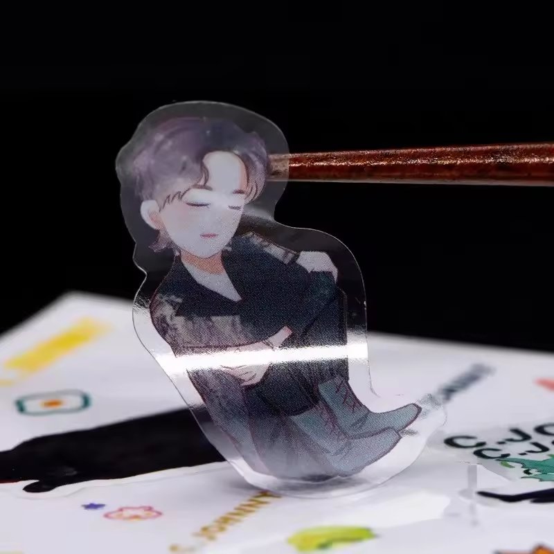 Printed Design Service Customized Quality Assurance Mixed Color Waterproof Self-adhesive Sticker Custom Box Label