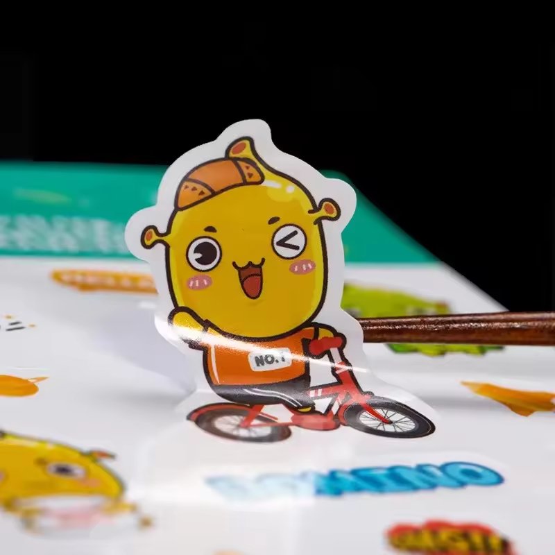 Printed Design Service Customized Quality Assurance Mixed Color Waterproof Self-adhesive Sticker Custom Box Label