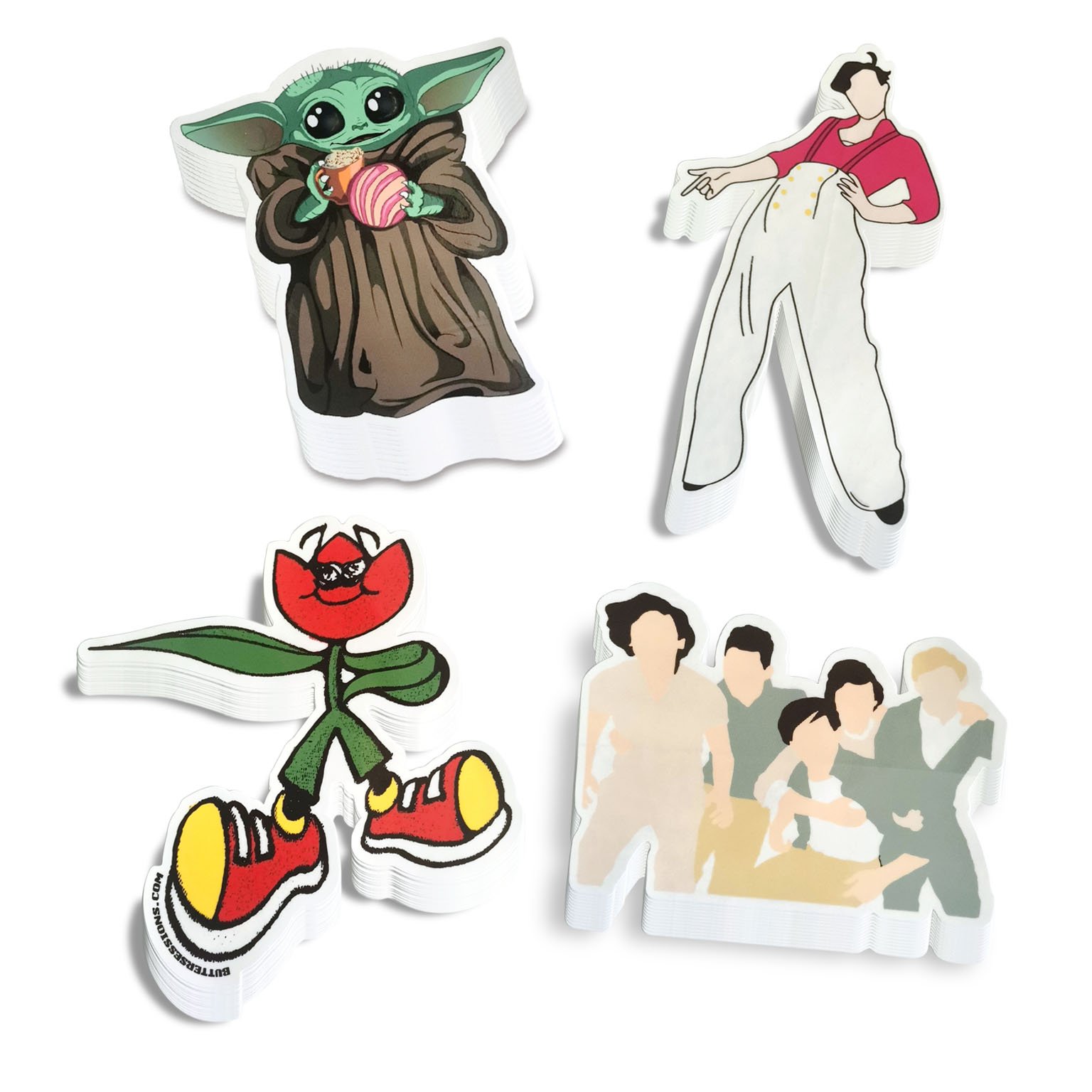 2023 new Customized Cartoon Personalized Printed Vinyl Sticker Sheet Custom Kids Stickers