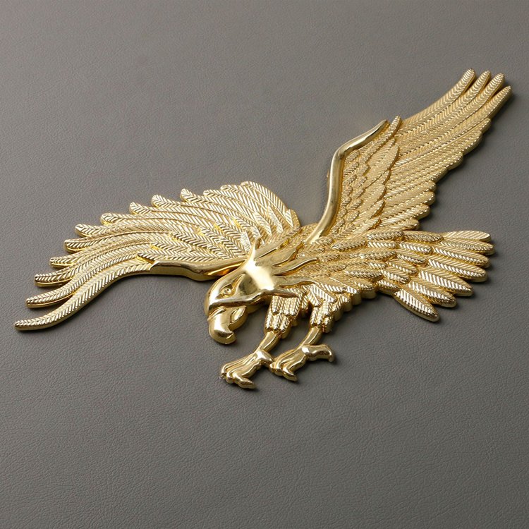 Custom Self Adhesive Logo Sticker Electroform Nickel Printing Stickers For Sticker Logo Label