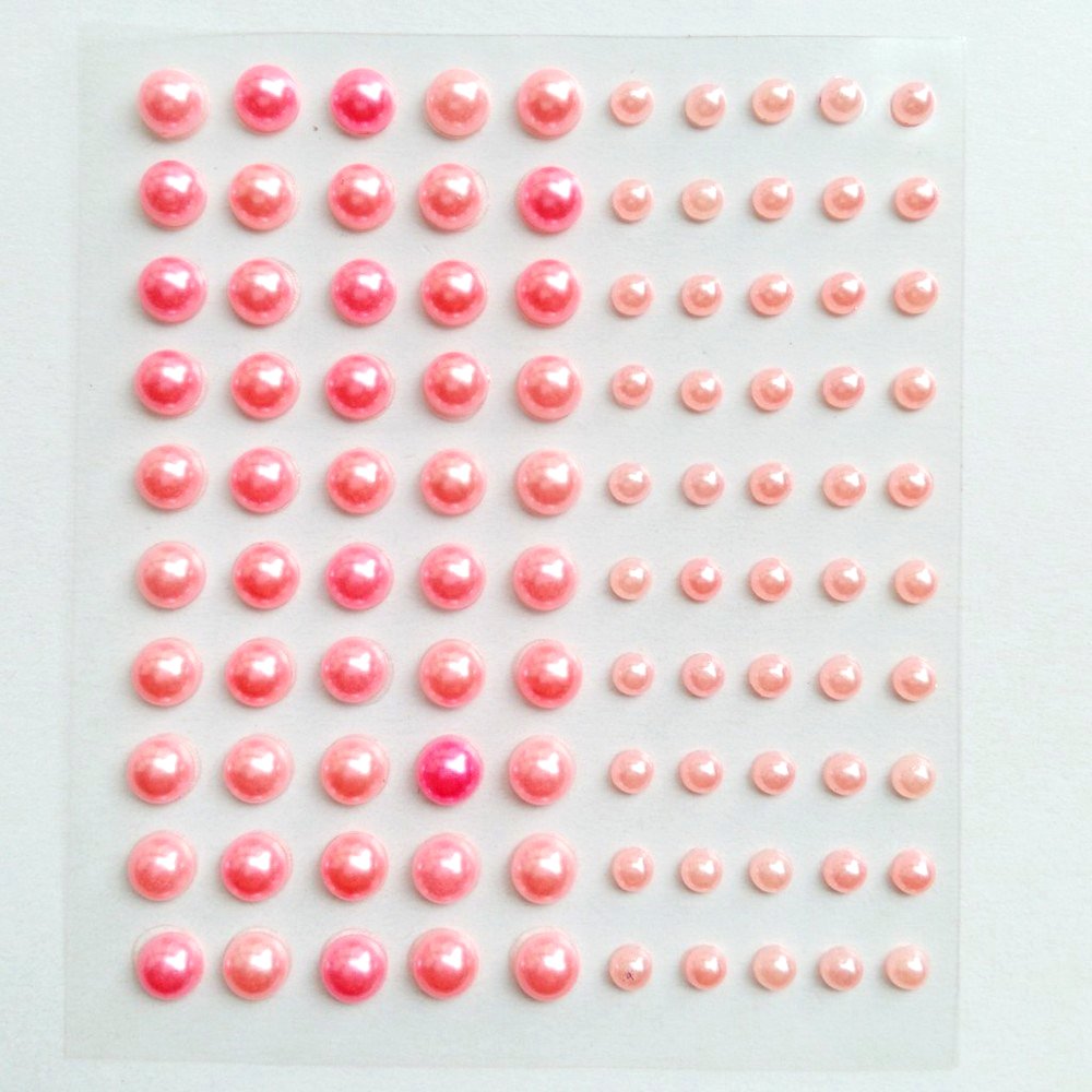 3mm&5mm 100pcs per sheet Scrapbook self adhesive pearl stickers for wedding paper crafts gift album photo furniture decorative