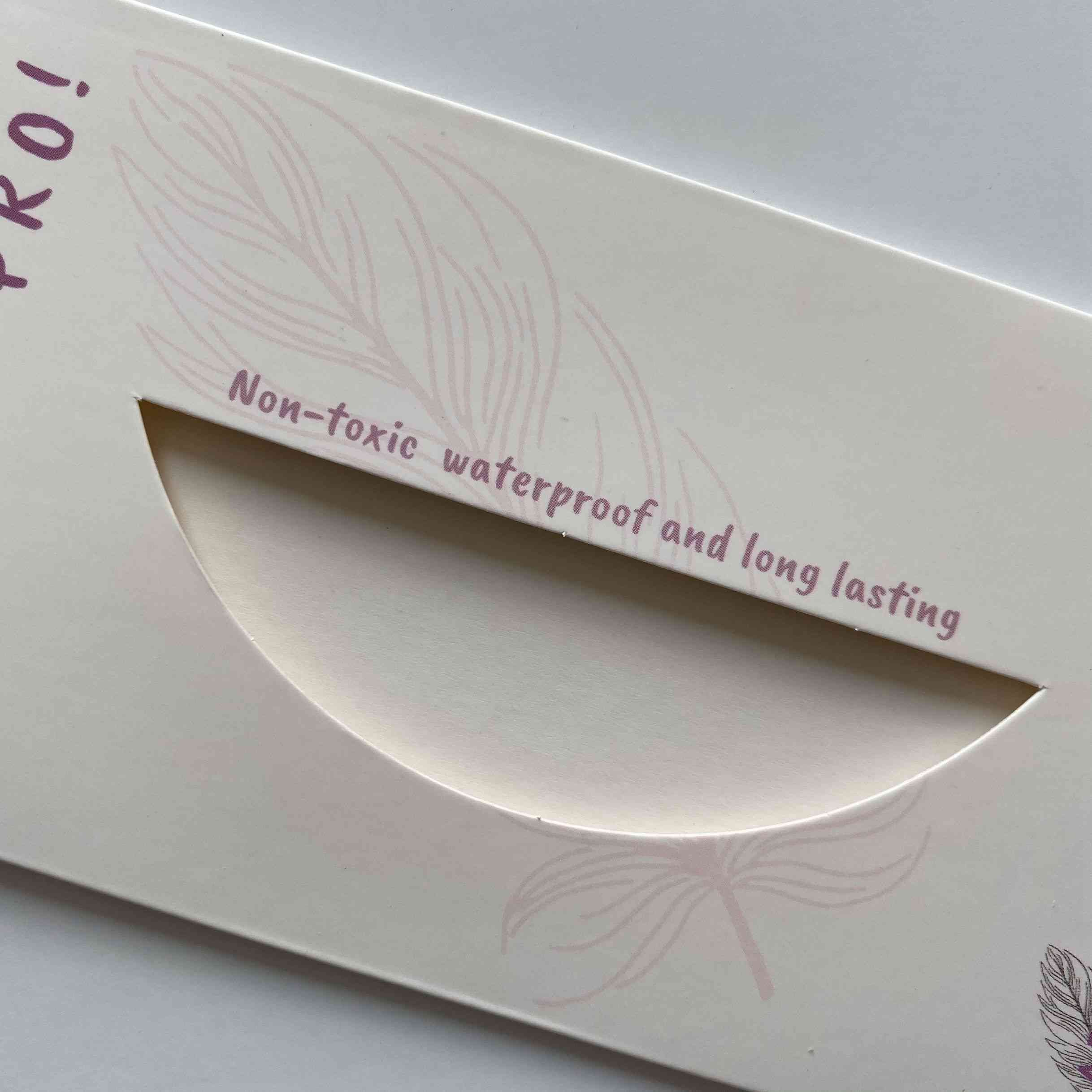 Custom paper envelopes packing for nail art sticker with window Wholesale nail polish strips packaging envelope