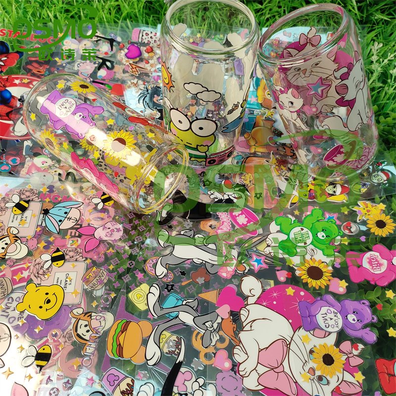 Osmo Factory Wholesale verity of logos uv dtf Transfer Stickers ready to ship