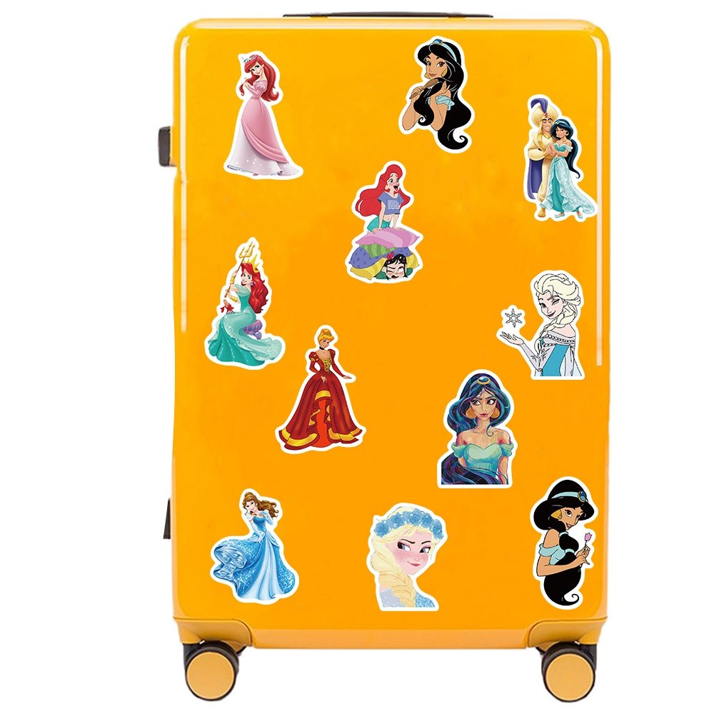 50pcs Kawaii Cartoon Princess Graffiti Sticker Diy Decorated Girl Diary Desk Phone Case Suitcase Waterproof Toy Gift Stickers