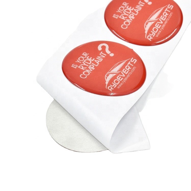 Factory Made Custom Available 3D Epoxy Strong Adhesive Stickers
