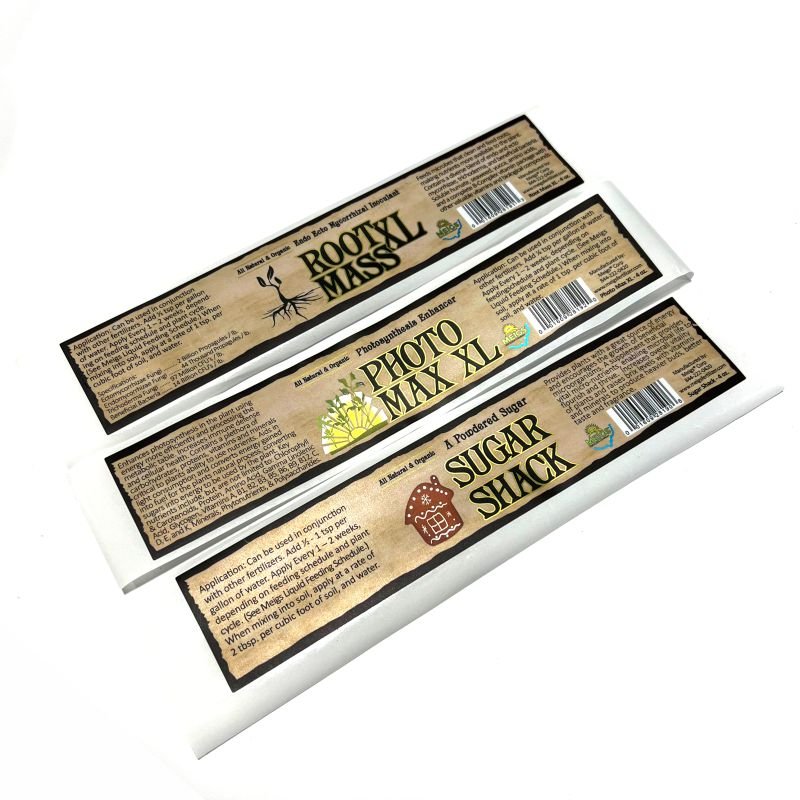 Custom High Quality Perfume Glass Bottle Logo Label Sticker Cosmetic Adhesive Gold Foil Sticker