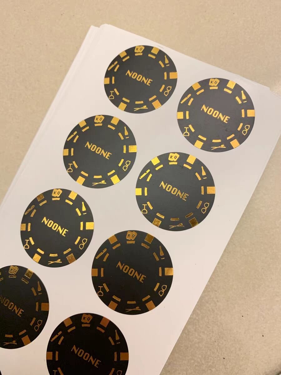 Recyclable Round Logo Paper Stickers Thank You For Supporting My Small Business Paper Sticker Logo Label Sticker