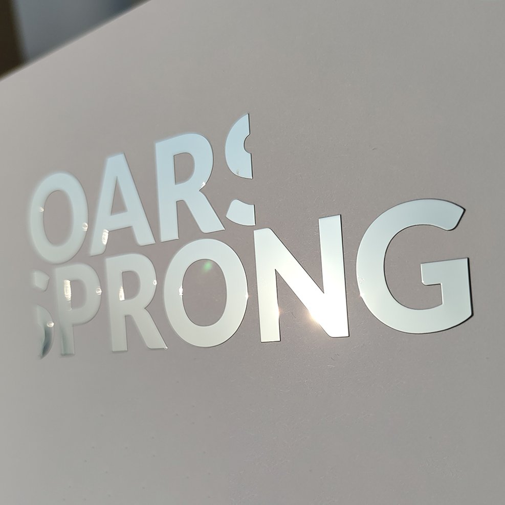Luxury brand Logo Sticker electroforming nickel stickers 3d uv transfer labels Silver transparent packaging custom
