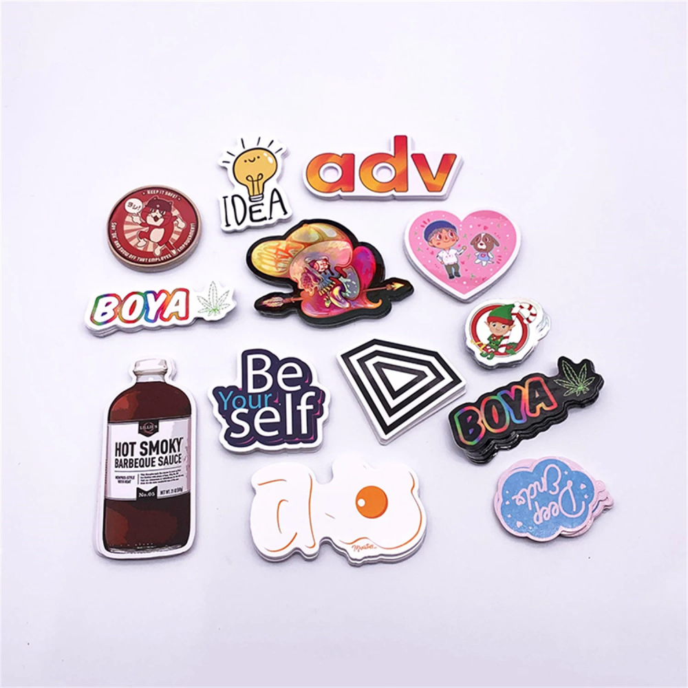 Custom Printing Adhesive Waterproof PVC Label Business Stickers Custom Logo Die Cut Vinyl Stickers
