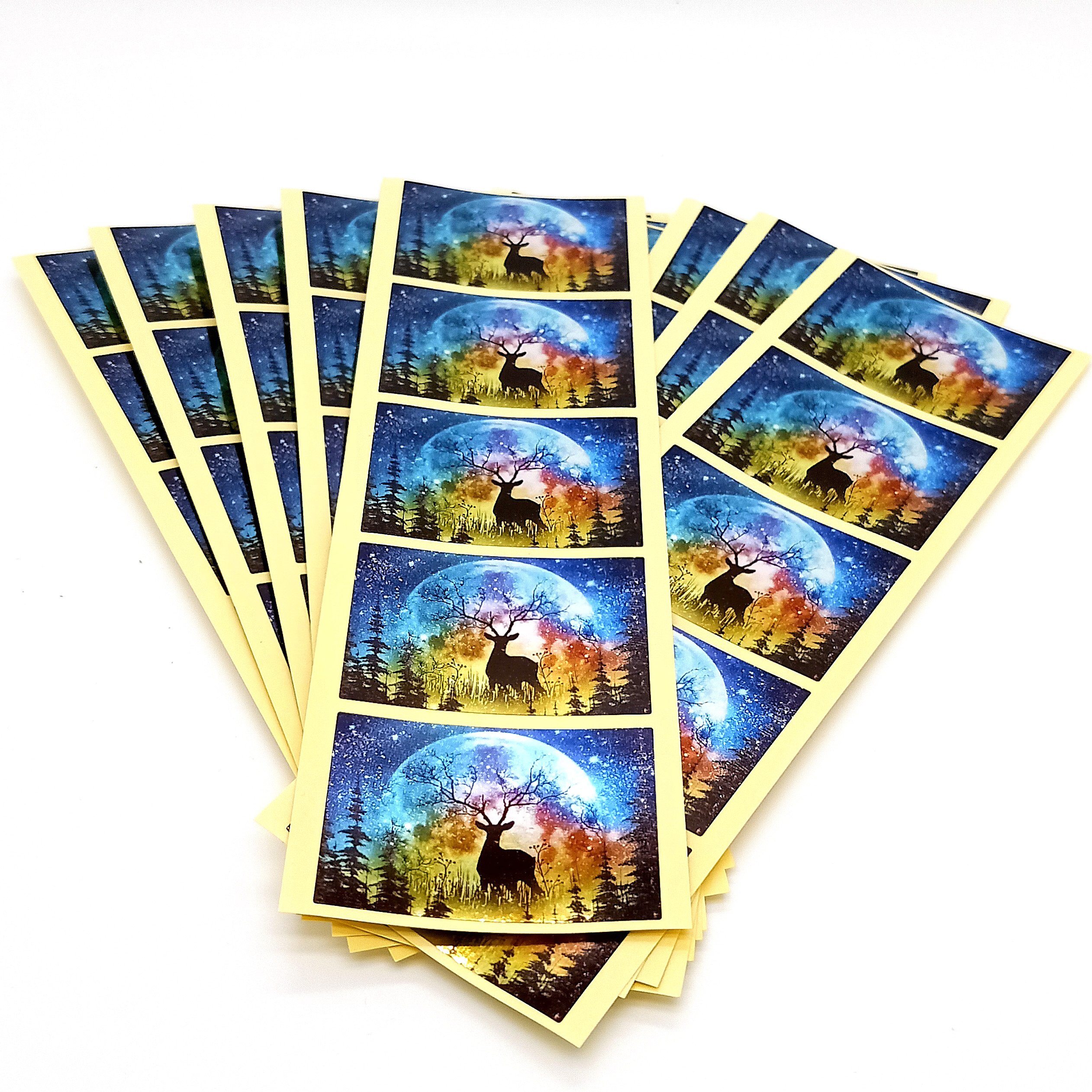 Customized Colorful Fruit Juice Bottle Glass Jars Unique Food Packaging Label Sticker