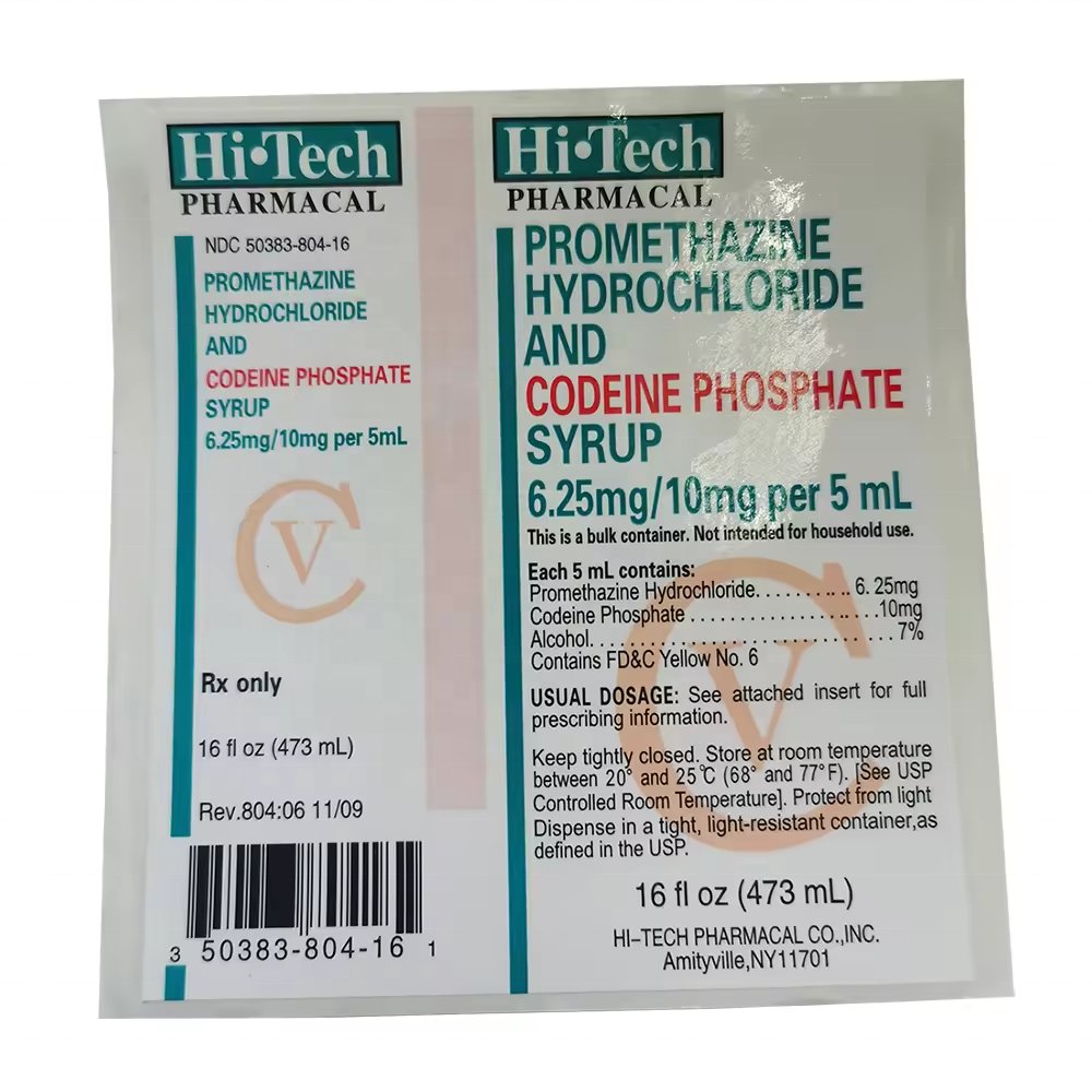 Factory High Grade Waterproof Custom Medicine Bottle Packaging Wockhardt Sticker Label