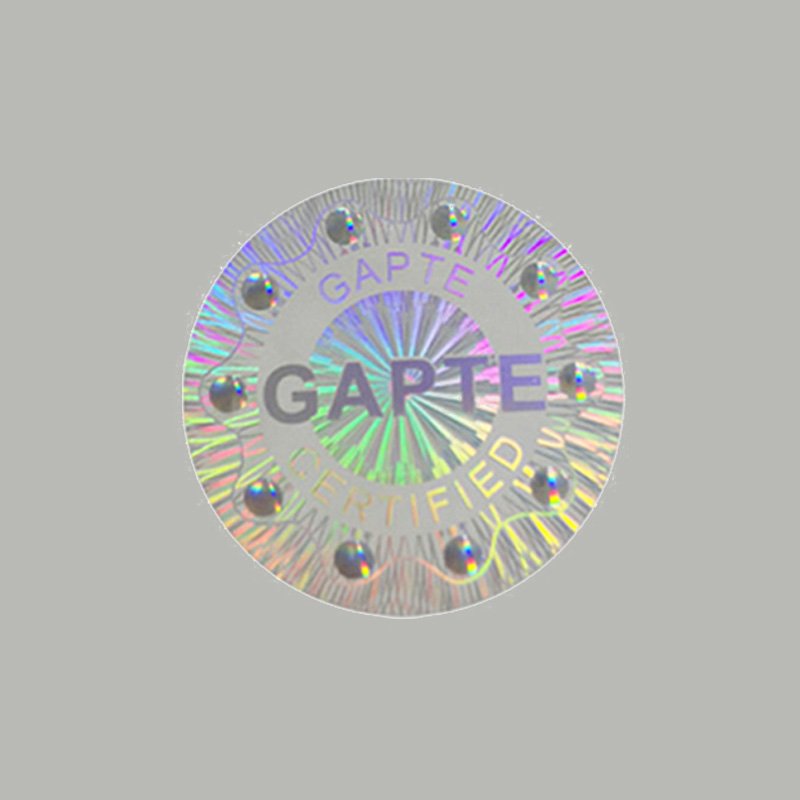 Custom Self Adhesive Circle Laminated Paper Sticker Printing Round Logo Rose Gold Foil Transparent Labels sticker