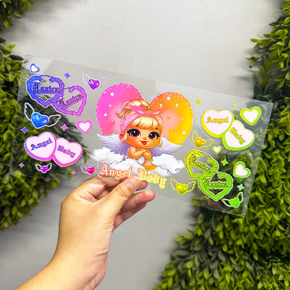 Wholesale High Quality UV DTF Cup Wrap Transfers 6000+ Designs Waterproof DTF Sticker Labels