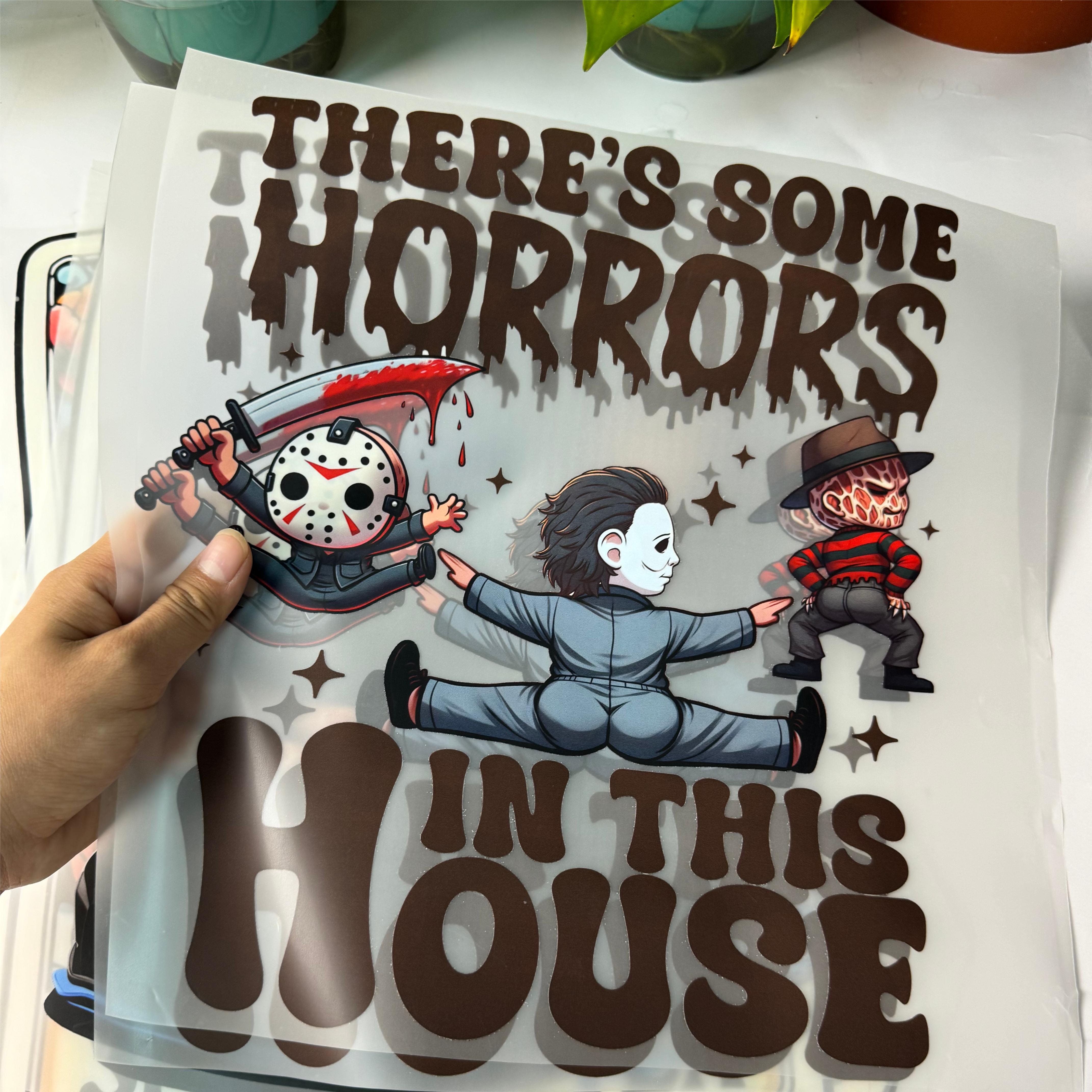 High Quality Custom Skull Design Sticker Printing for Fashion T-Shirts Jeans Canvas Bags Ready-to-Press dtf Heat Transfer