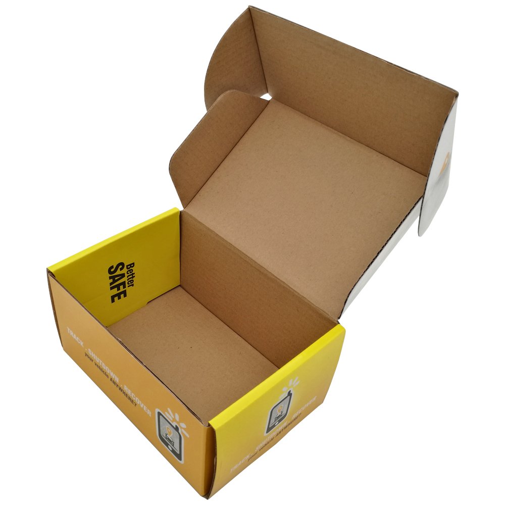 ITIS Cheap custom matt black paper packaging corrugated box for mailing