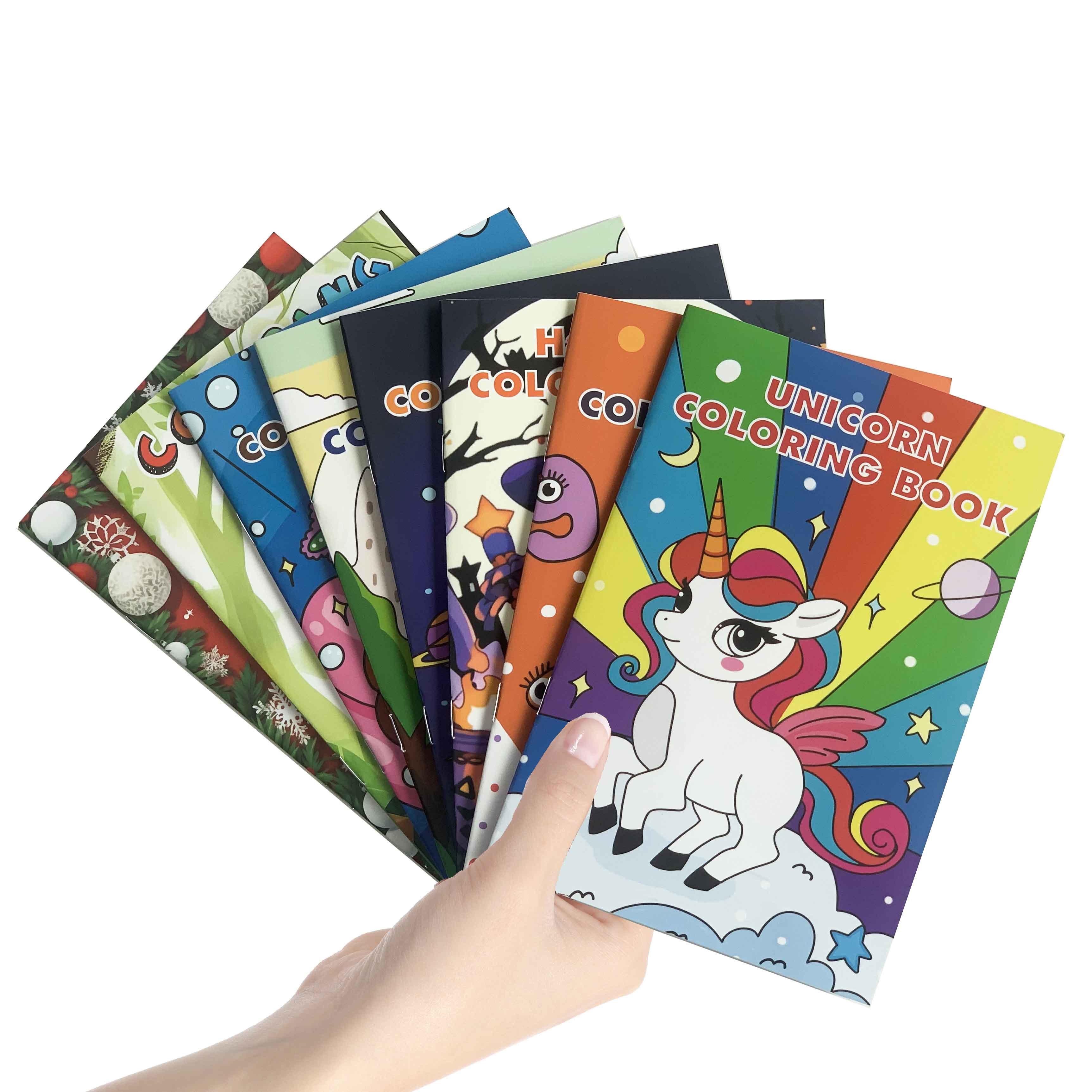 customized series mandala Drawing libros color magic printing sticker Glossy/Matte coloring book