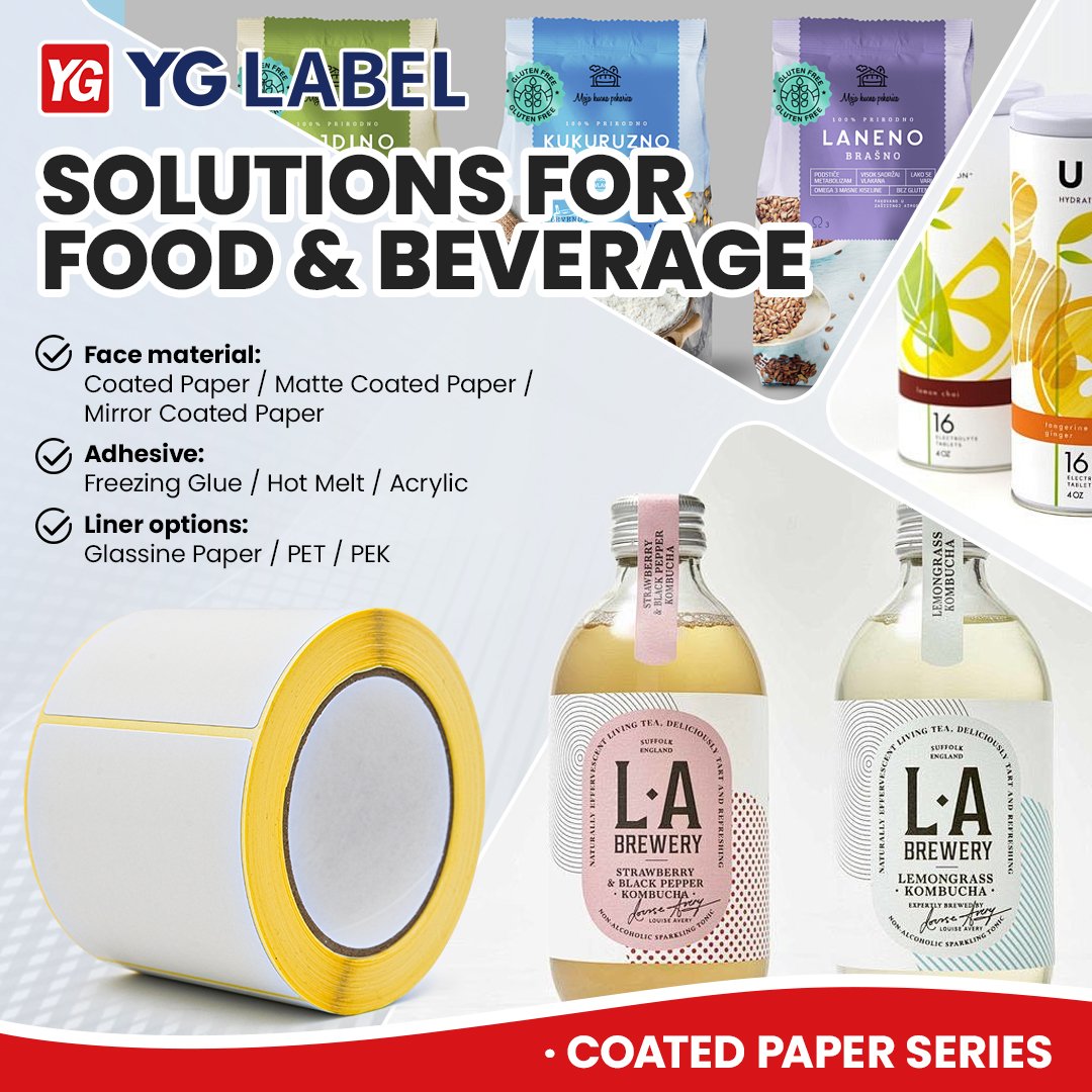 80gsm Self Adhesive Semi Gloss Paper Sticker Coated Matte Paper Thermal Label Printing Jumbo Rolls