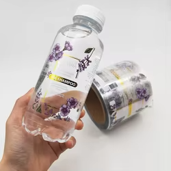 Custom Low MOQ Free Sample Luxury Waterproof Printing Vinyl PVC Transparent Labels Cosmetic Skin Care Foil Stamping Stickers