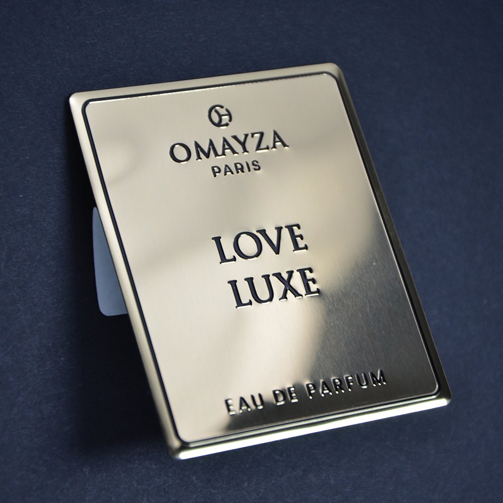 Manufacture Make Exclusive parfum and perfume cosmetic bottle or box packing label stickers