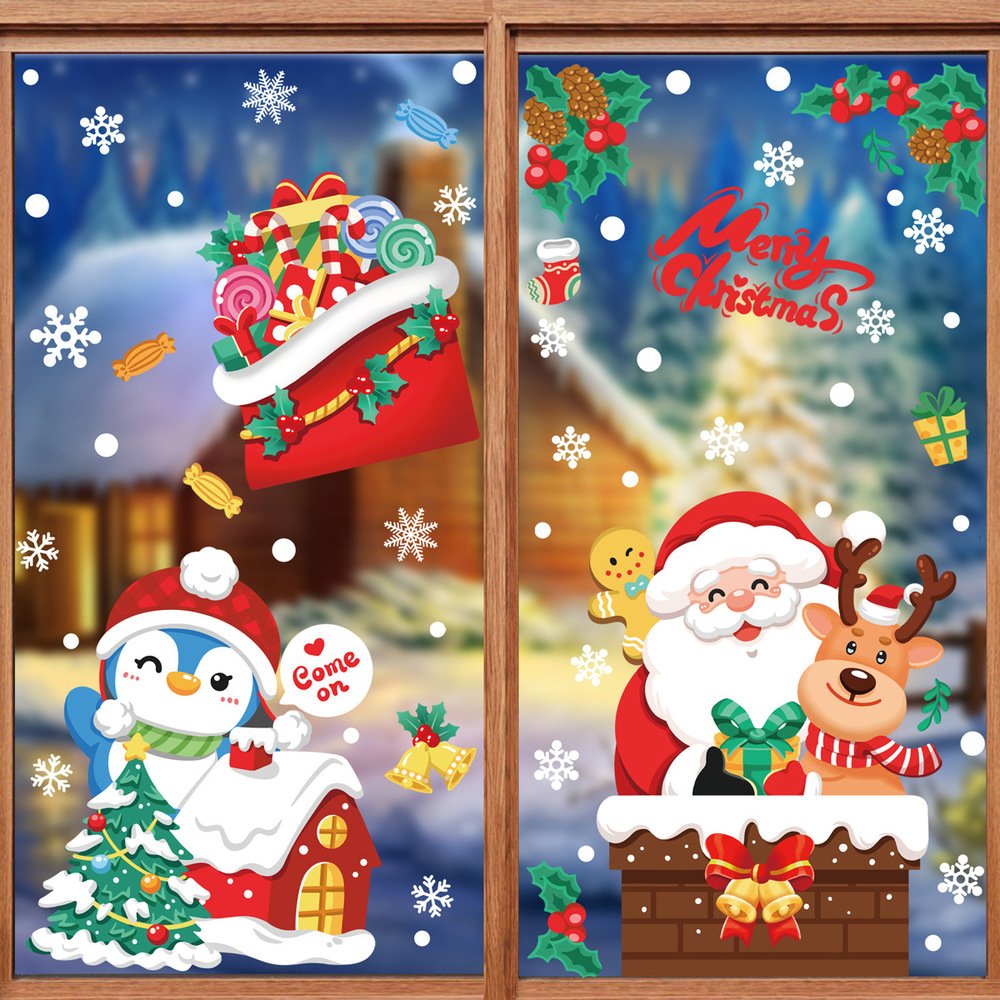 Large Window Decals Removable Self Adhesive Poly-Vinyl Banner Sticker for Shop Promotion