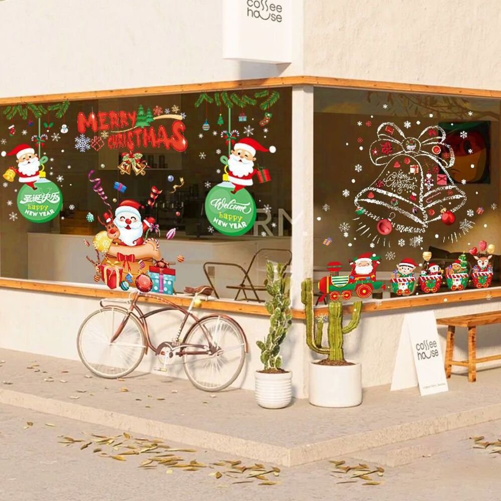 Large Window Decals Removable Self Adhesive Poly-Vinyl Banner Sticker for Shop Promotion