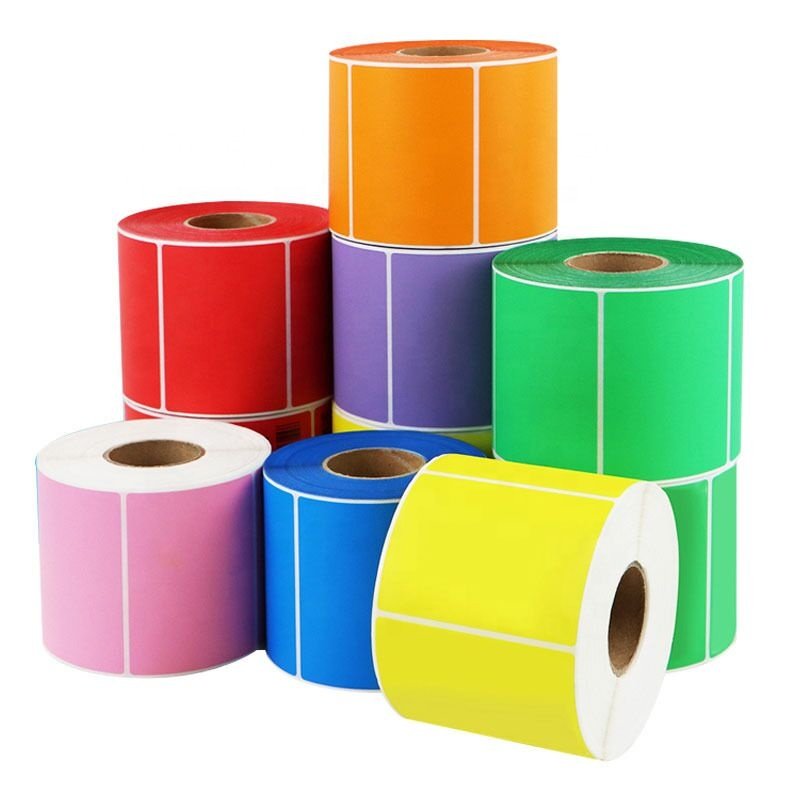 Round Thermal Labels, Direct Thermal, Customized Size, Colorful, Self Adhesive, Printable, High Quality, Pink Circle Sticker