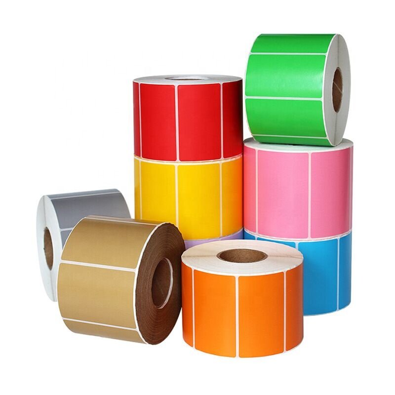 Round Thermal Labels, Direct Thermal, Customized Size, Colorful, Self Adhesive, Printable, High Quality, Pink Circle Sticker