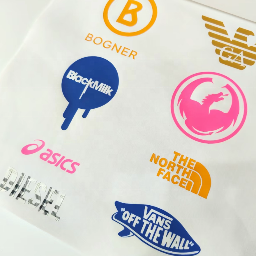 Wholesale customized vinyl stickers transfer printing for t shirt vinyl heat transfer iron on transfer
