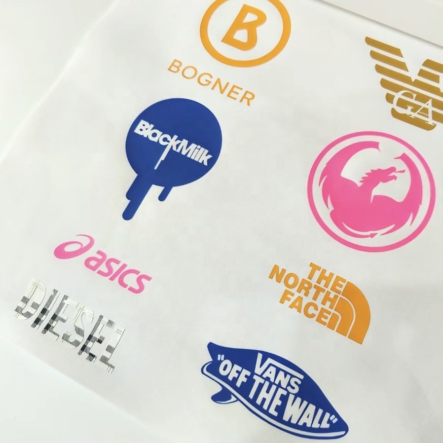 Wholesale customized vinyl stickers transfer printing for t shirt vinyl heat transfer iron on transfer