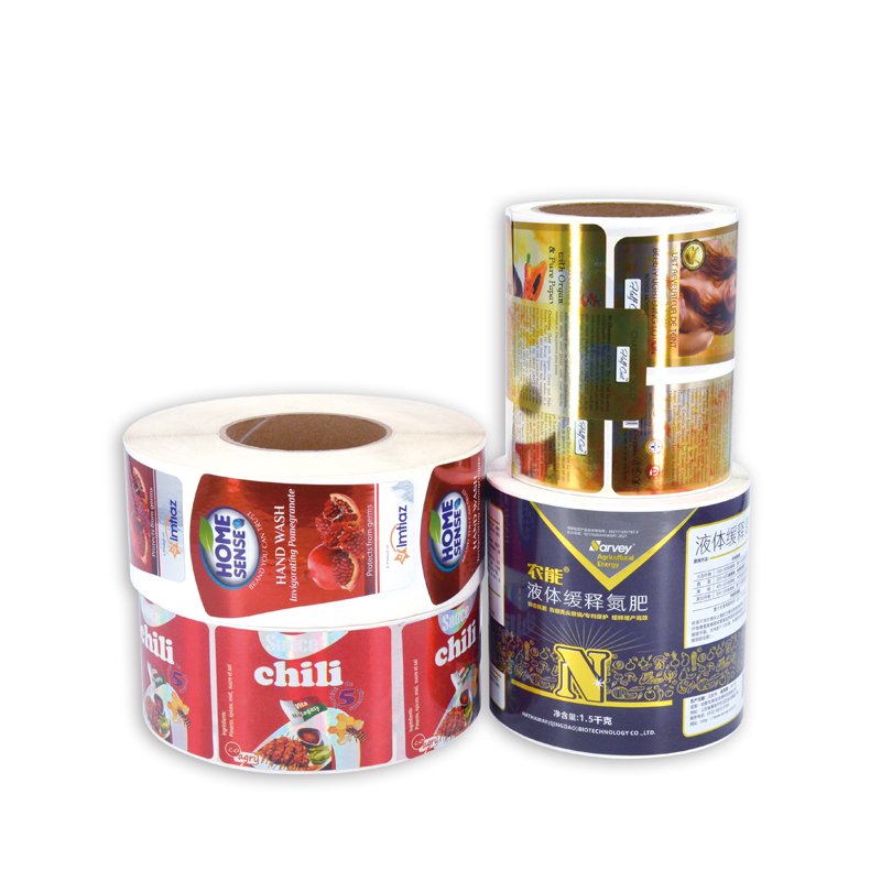 Vinyl sticker printing adhesive labels Custom Barcode roll label Sticker factory custom custom logo sticker ink jet label