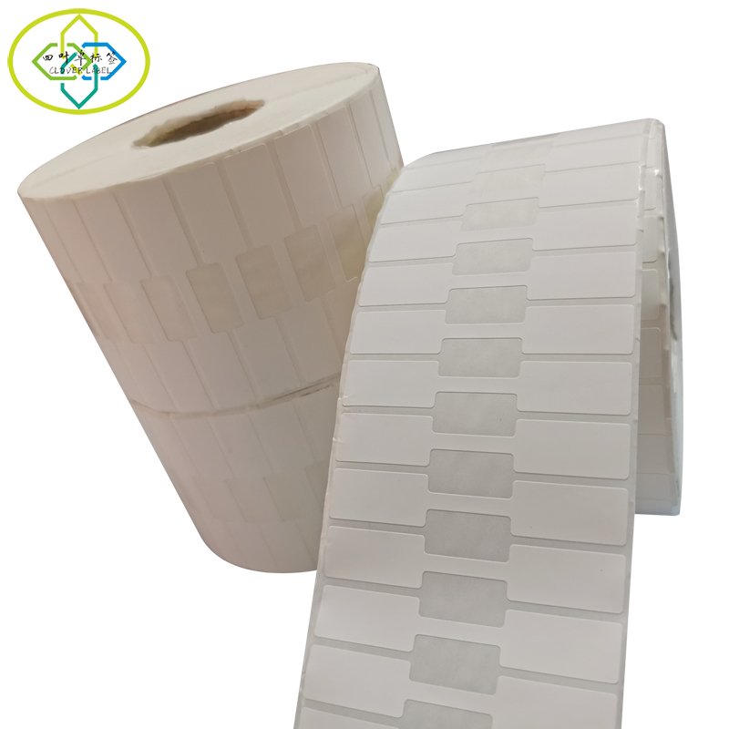 Factory customized high quality white PVC jewelry self-adhesive label