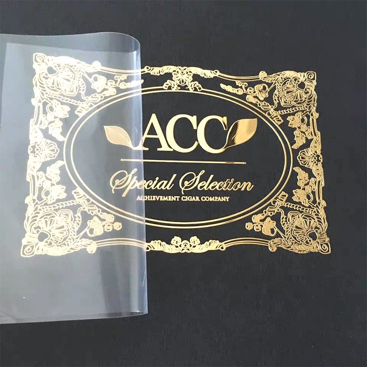 Metallic letters labels custom thin electroform gold nickel 3D logo transfer embossed decals metal stickers with adhesive