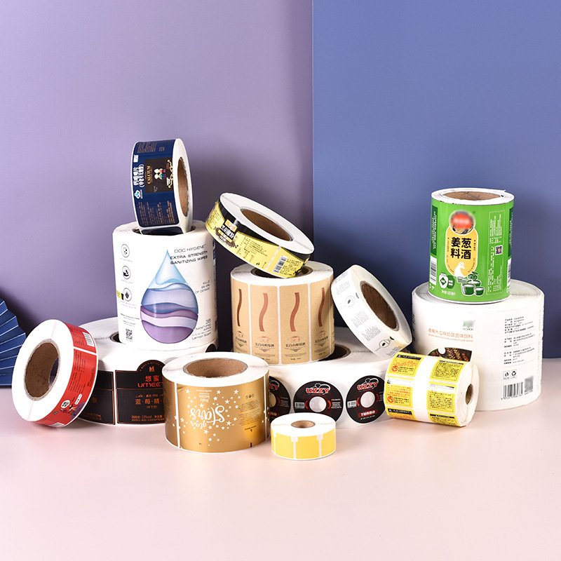 HOT SALE Glossy polypropylene adhesive synthetic labels custom vinyl stickers