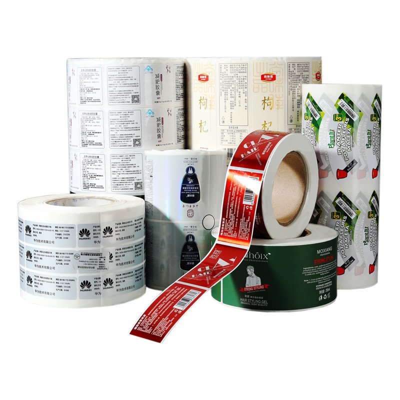 HOT SALE Glossy polypropylene adhesive synthetic labels custom vinyl stickers