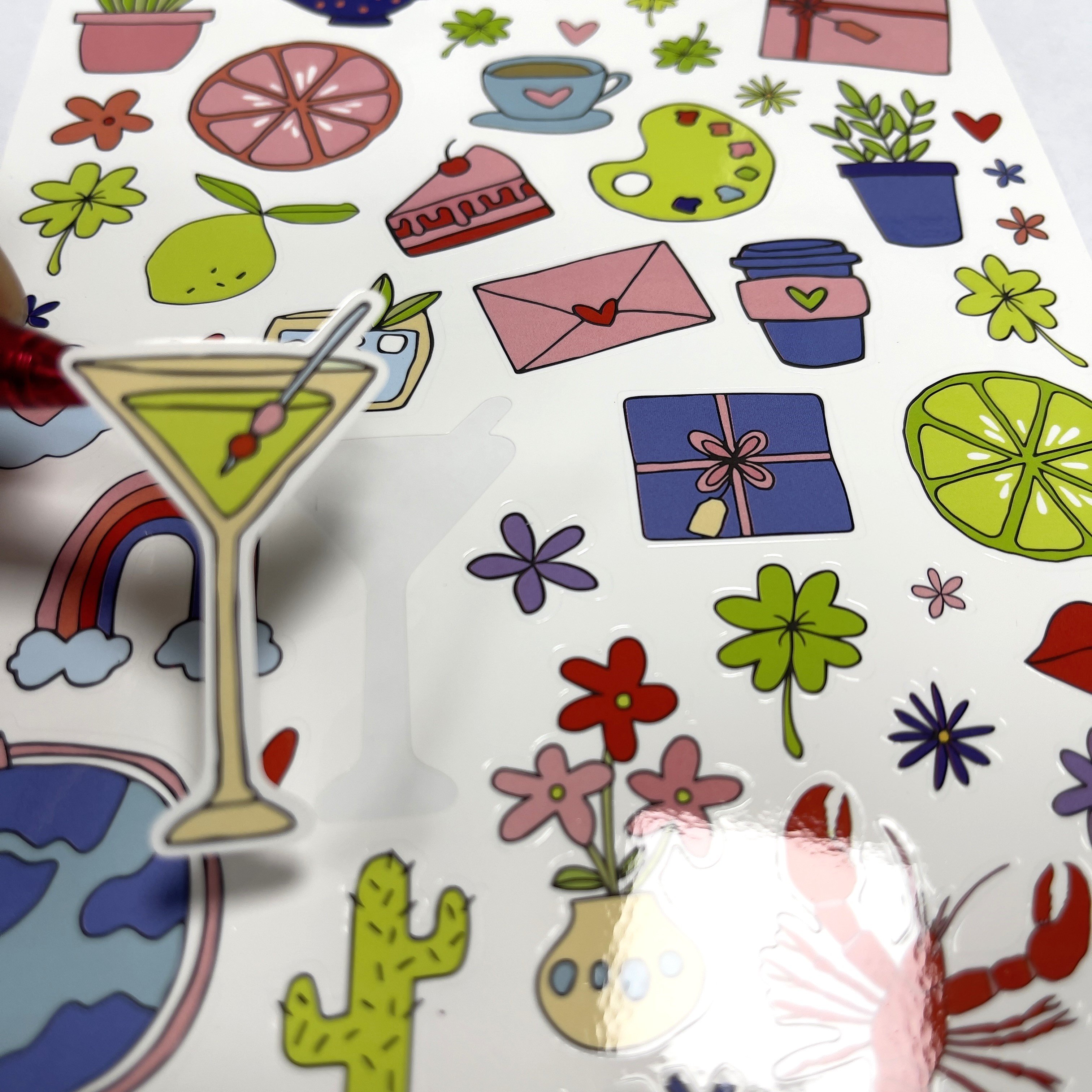 Customized Transparent Stickers Irregular Labels Cartoon Stickers-Packaging & Printing Products