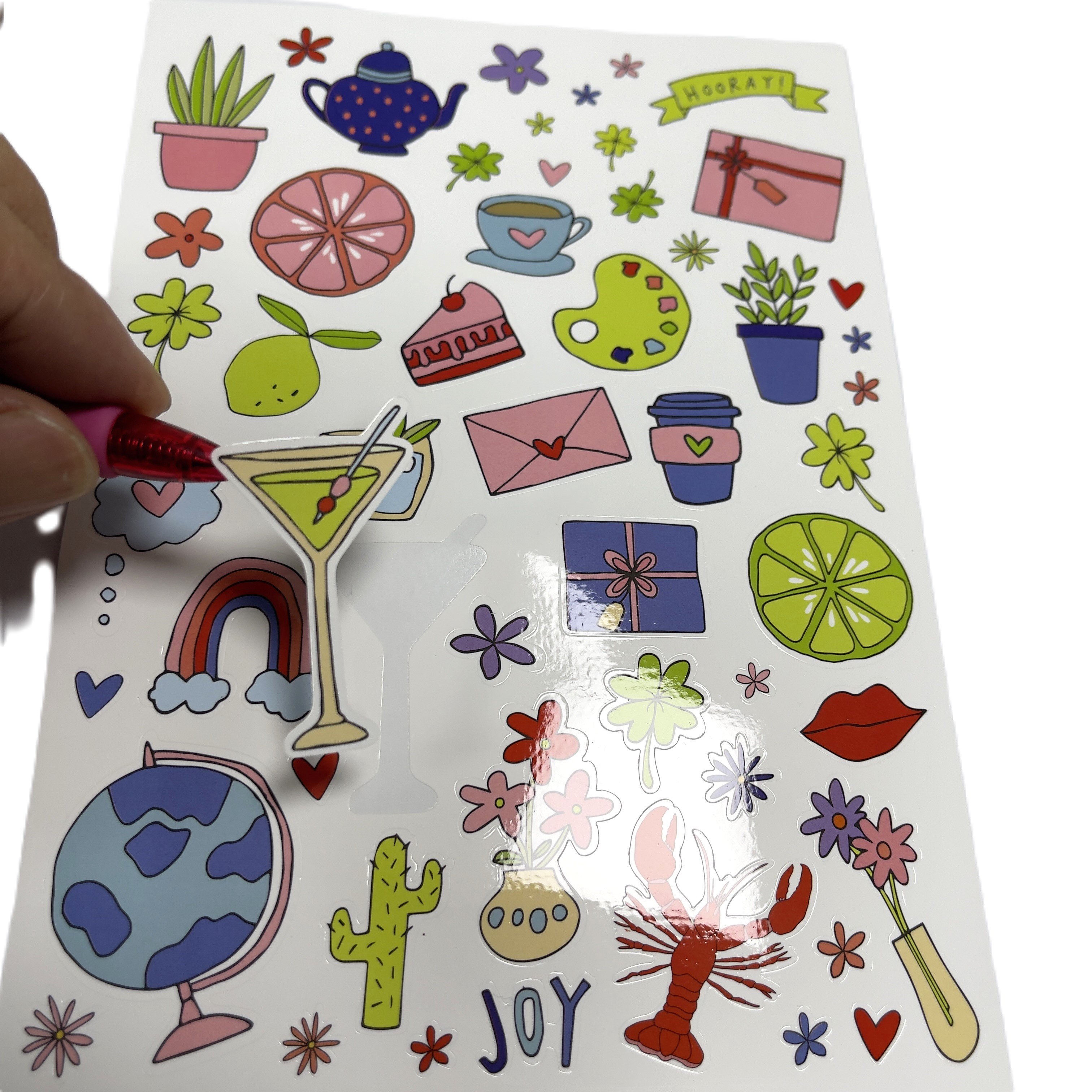 Customized Transparent Stickers Irregular Labels Cartoon Stickers-Packaging & Printing Products