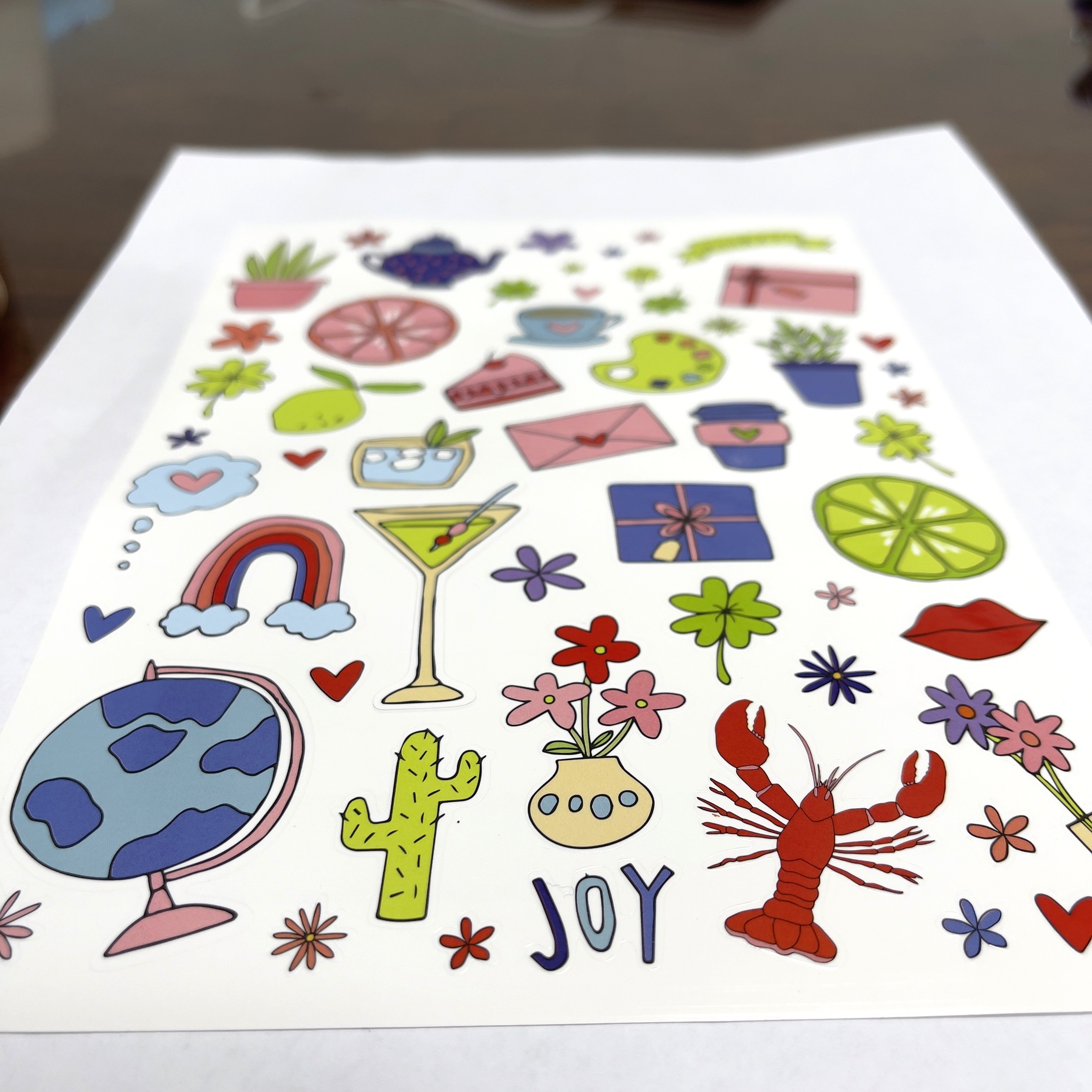 Customized Transparent Stickers Irregular Labels Cartoon Stickers-Packaging & Printing Products