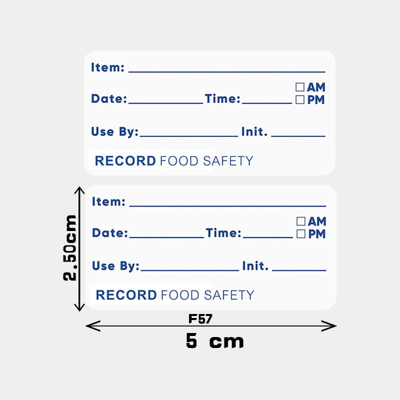 Wholesale 1x2in Write On Removable Labels Dissolvable Food Packaging Stickers for Storage Bottle Fridge