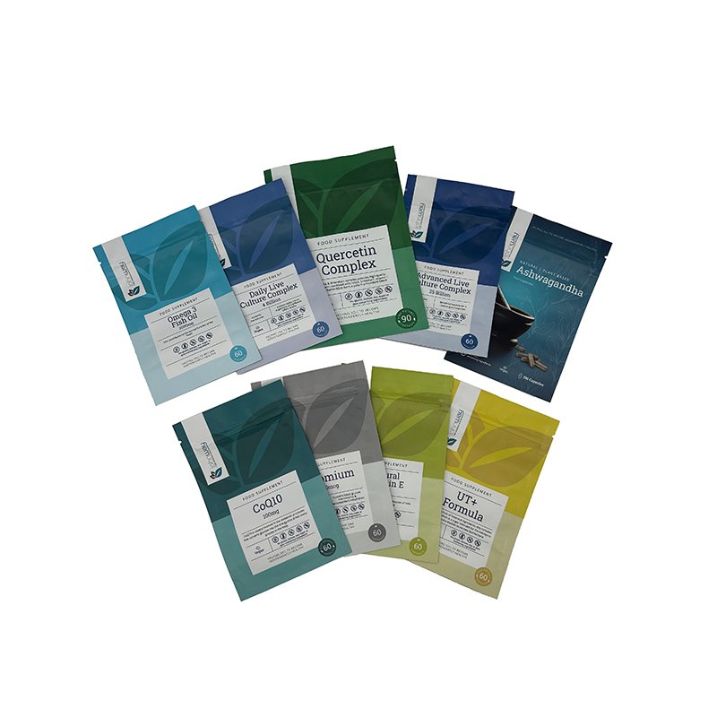 Custom Mylar Bags 1 Gallon with Label Sticker Oxygen Absorbers, Mylar Stand Up Bag for Food Storage, 1/2/5 Gallon Mylar bags