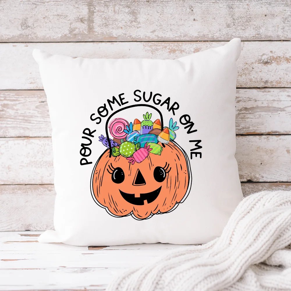 Hot Sale Halloween Spooky Season Printing Spooky Mama Cute Ghouls Iron On DTF Plasticsol Transfer Stickers For Clothes Bags
