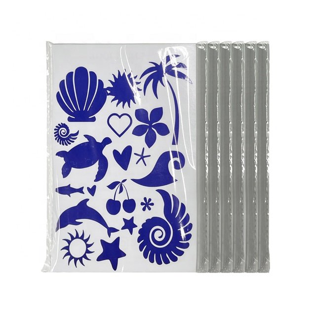 Custom Tanning sunless stickers for body waterproof sunbathing removable self adhesive Perforated bed sticker