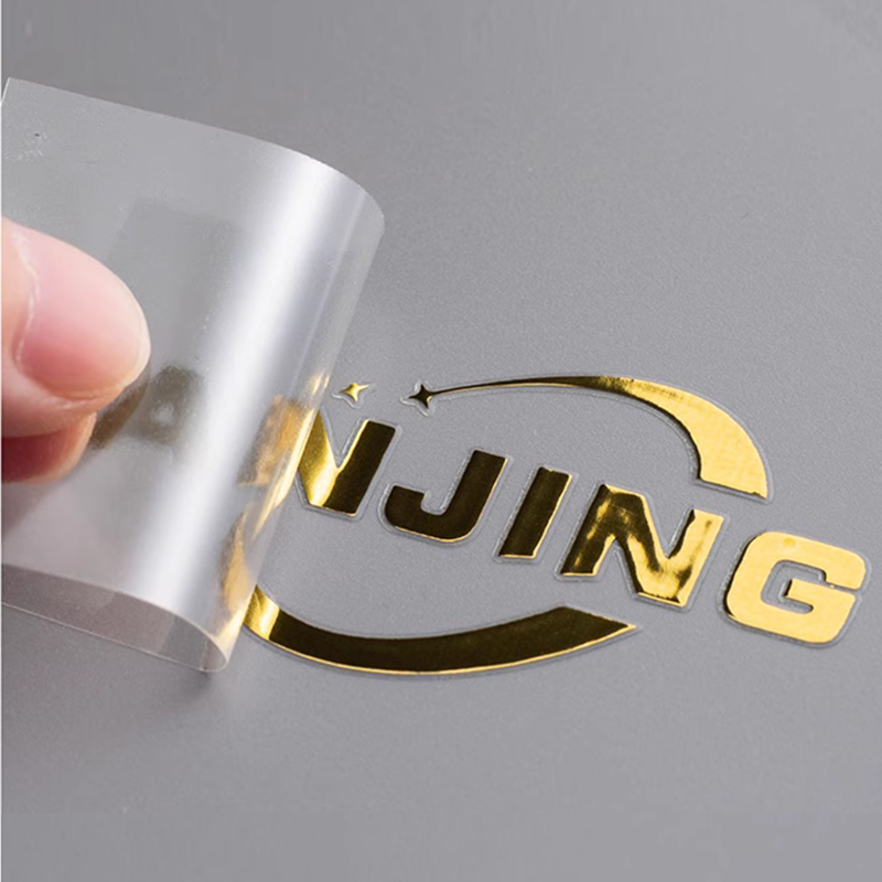 Custom Logo Waterproof UV Transfer Decal Foil Stickers DTF Vinyl Cup Packaging Transfer Label Sticker